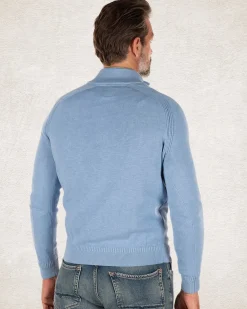 NZA New Zealand Auckland Katoen trui met halve rits -