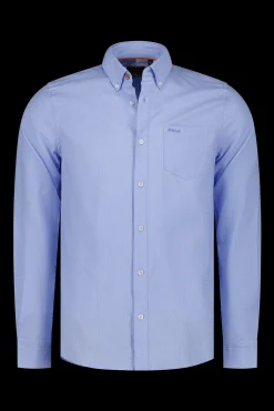 NZA New Zealand Auckland Katoenen blauw overhemd -