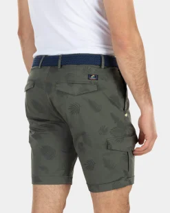 NZA New Zealand Auckland Katoenen cargo shorts met bloemenprint -