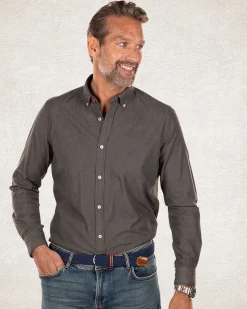 NZA New Zealand Auckland Katoenen effen overhemd -