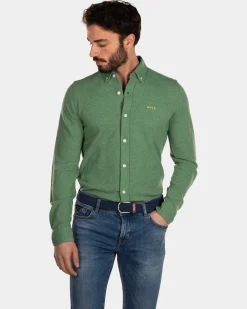 NZA New Zealand Auckland Katoenen gebreid overhemd -