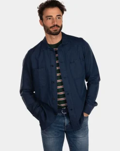 NZA New Zealand Auckland Katoenen linnen overshirt -