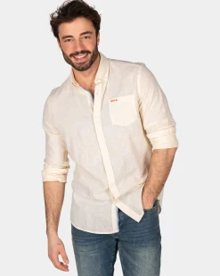 NZA New Zealand Auckland Katoenen overhemd met lange mouw -