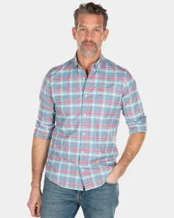 NZA New Zealand Auckland Katoenen overhemd met ruit -