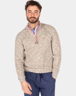 NZA New Zealand Auckland Katoenen trui met rits -