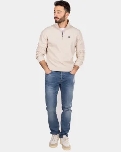 NZA New Zealand Auckland Katoenen trui met rits -