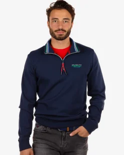 NZA New Zealand Auckland Katoenen trui met rits Urenui -