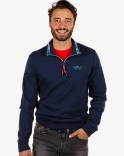 NZA New Zealand Auckland Katoenen trui met rits Urenui -