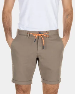 NZA New Zealand Auckland Korte chino van linnen met stretch -