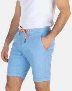 NZA New Zealand Auckland Korte chino van linnen met stretch -