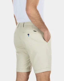 NZA New Zealand Auckland Korte chino van linnen met stretch -