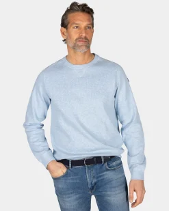 NZA New Zealand Auckland Lichblauwe trui met ronde hals