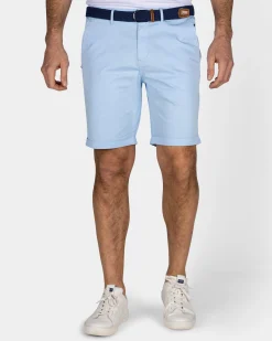 NZA New Zealand Auckland Lichtblauw katoenen chino short