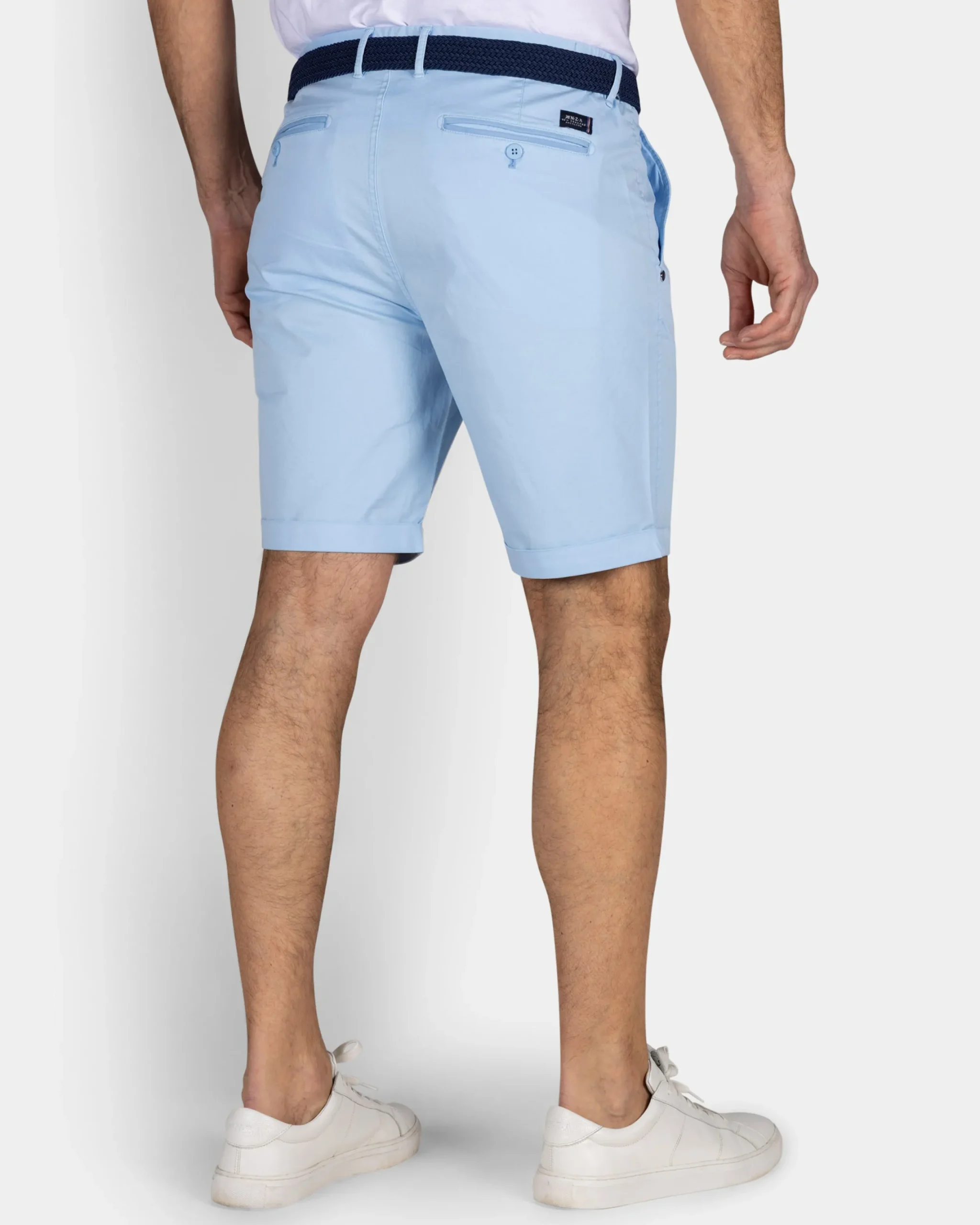 NZA New Zealand Auckland Lichtblauw katoenen chino short