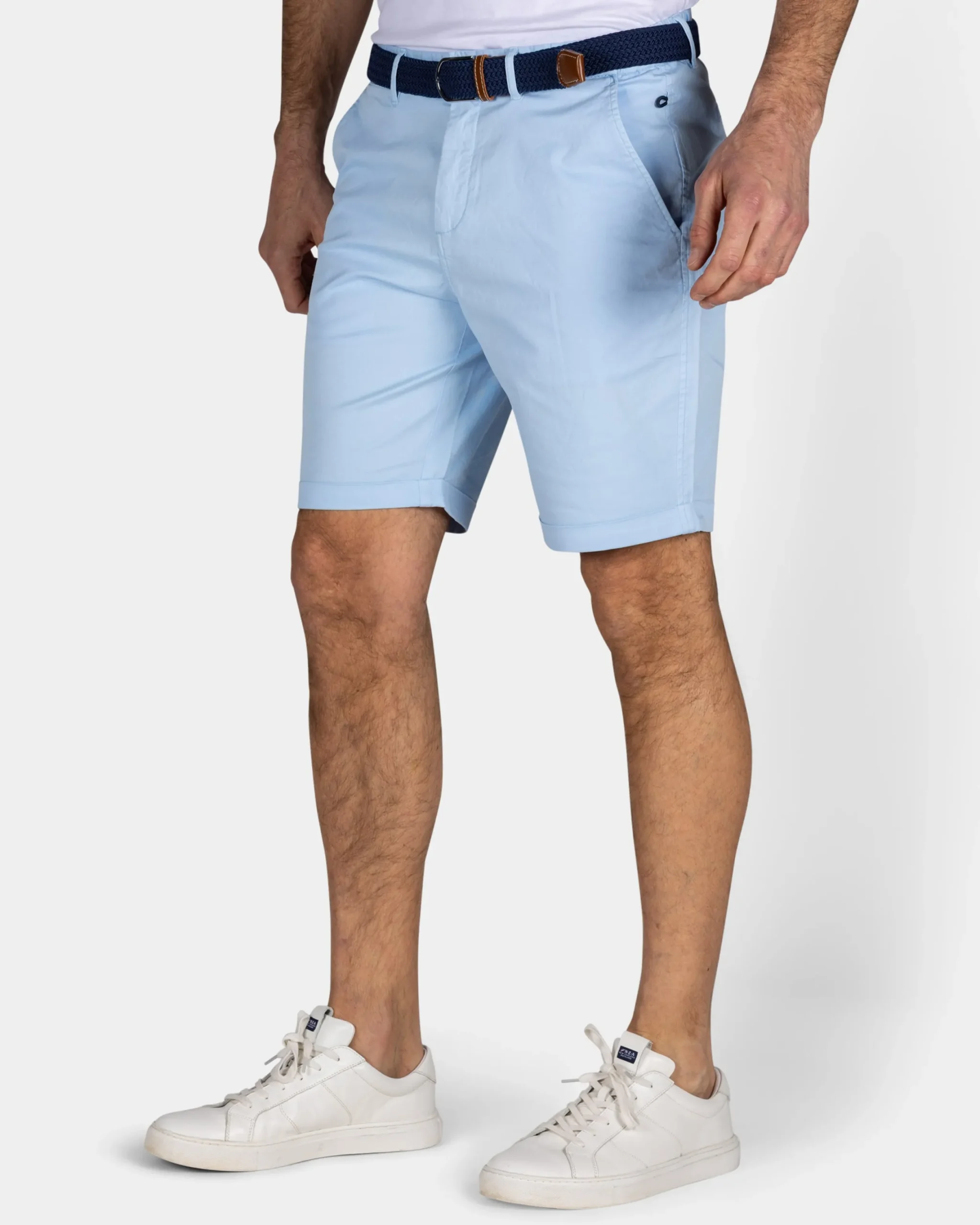 NZA New Zealand Auckland Lichtblauw katoenen chino short