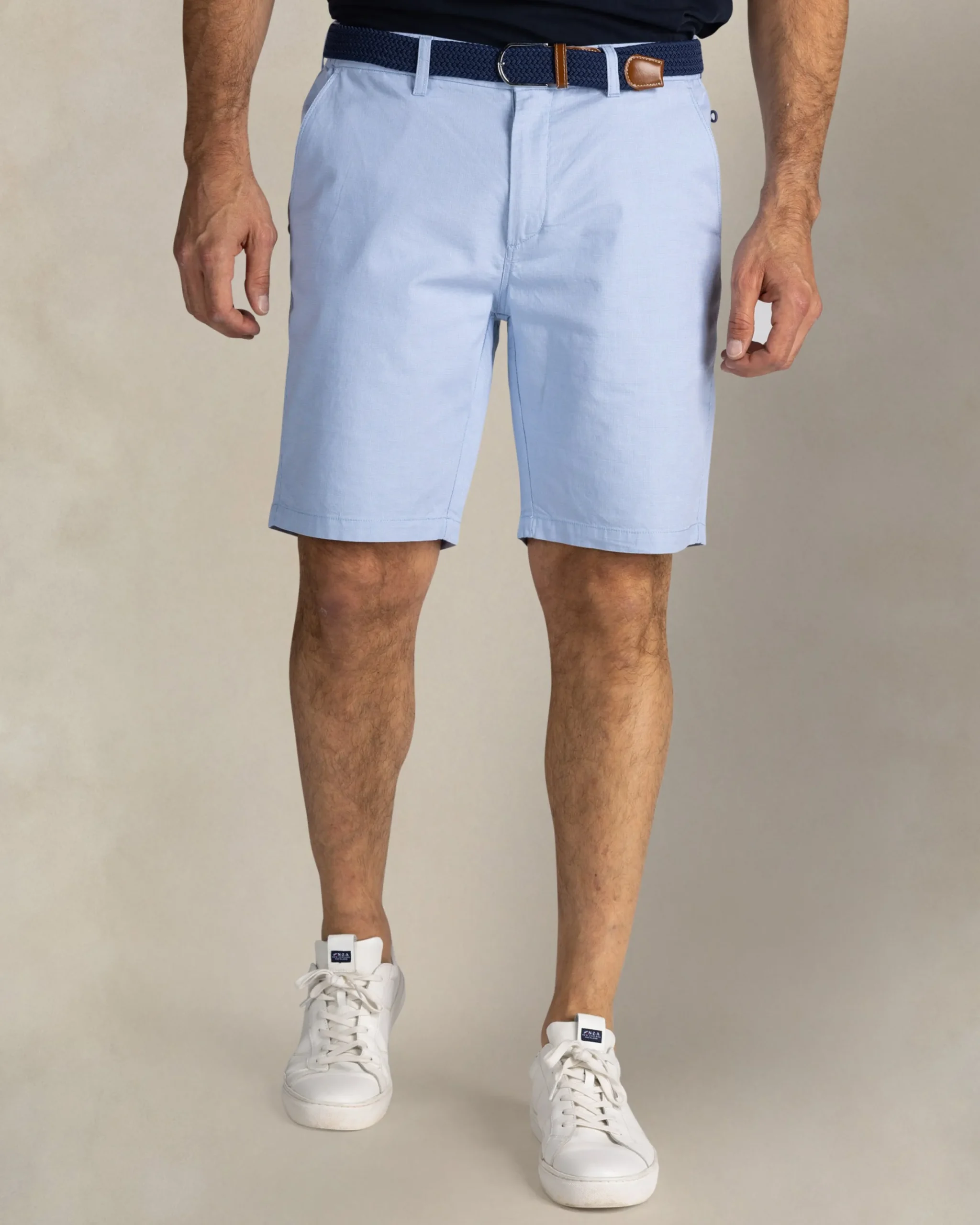 NZA New Zealand Auckland Lichtblauwe katoenen short met stretch