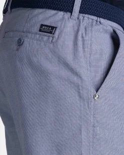 NZA New Zealand Auckland Lichtblauwe katoenen stretchshorts