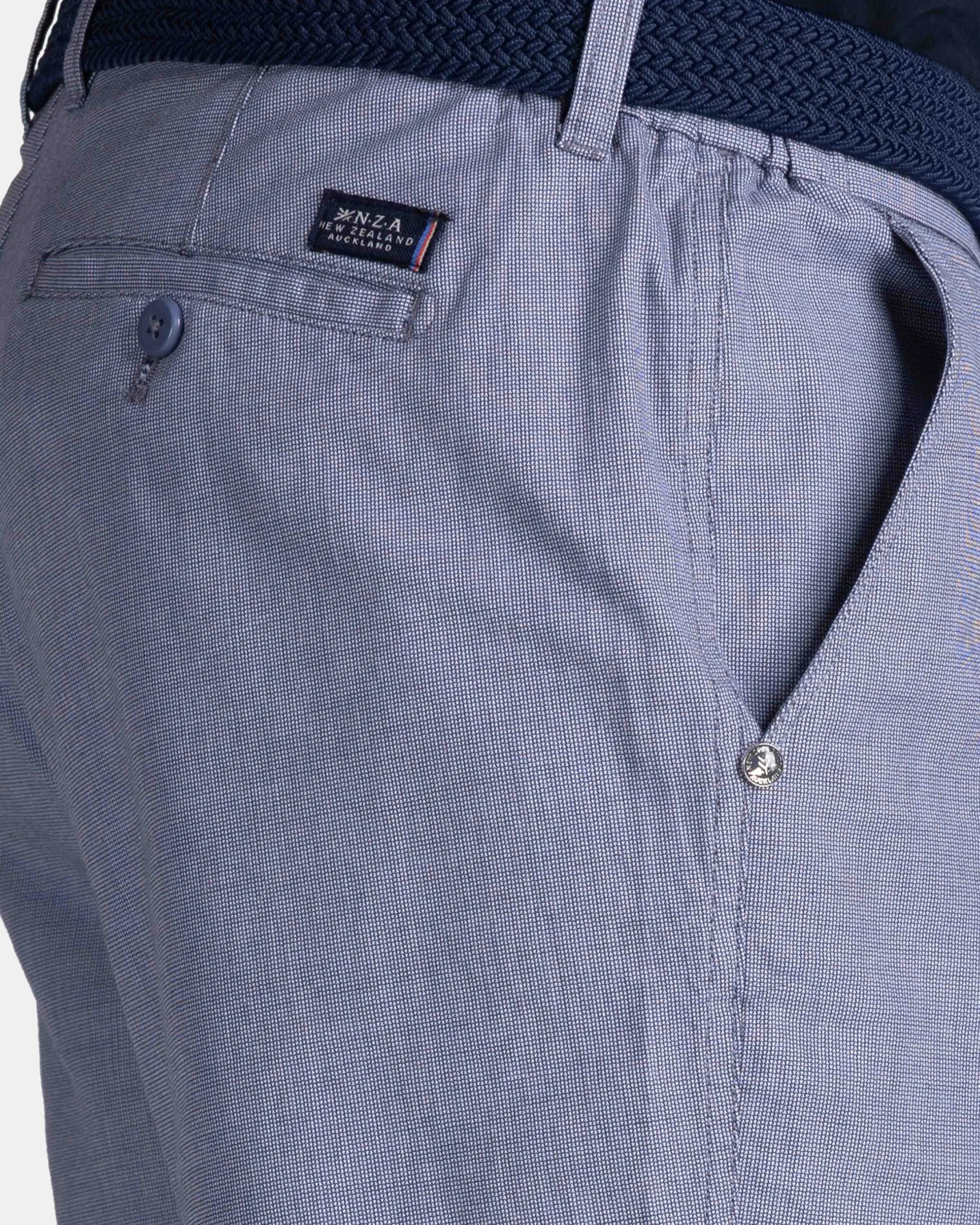 NZA New Zealand Auckland Lichtblauwe katoenen stretchshorts