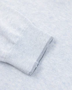 NZA New Zealand Auckland Lichtblauwe trui met halve rits -