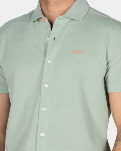 NZA New Zealand Auckland Lichtgroen overhemd met korte mouw