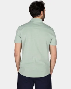 NZA New Zealand Auckland Lichtgroen overhemd met korte mouw