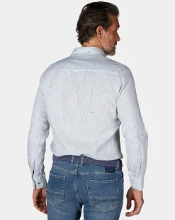 NZA New Zealand Auckland Lichtgroen overhemd met linnen