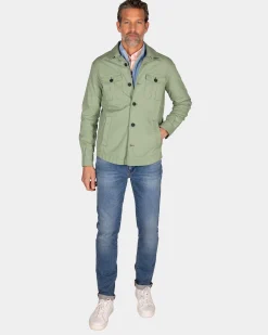 NZA New Zealand Auckland Lichtgroen overshirt