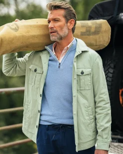 NZA New Zealand Auckland Lichtgroen overshirt