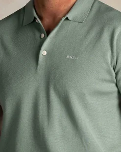 NZA New Zealand Auckland Lichtgroene gebreide polo