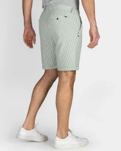 NZA New Zealand Auckland Lichtgroene gestreepte chino short