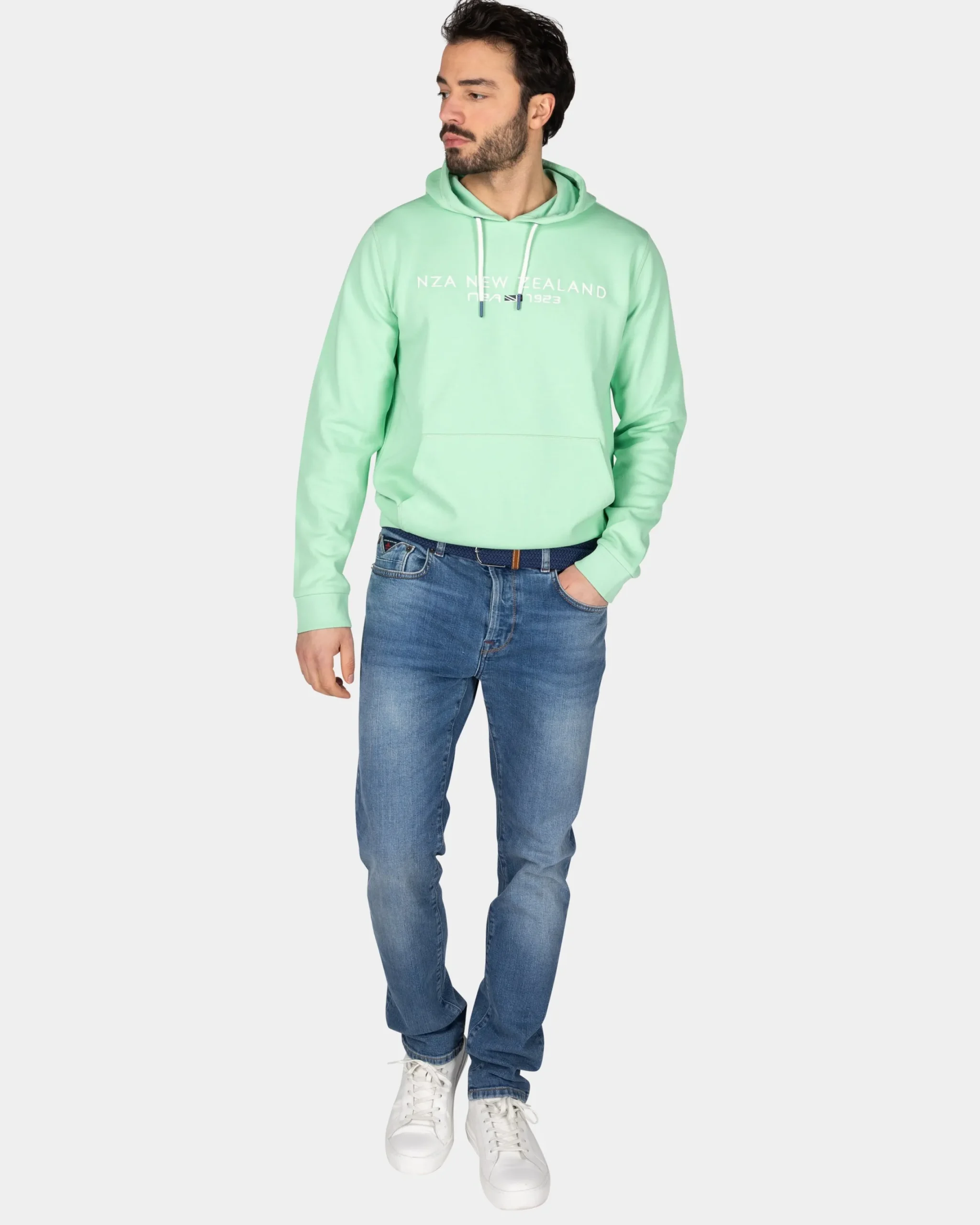 NZA New Zealand Auckland Lichtgroene hoodie