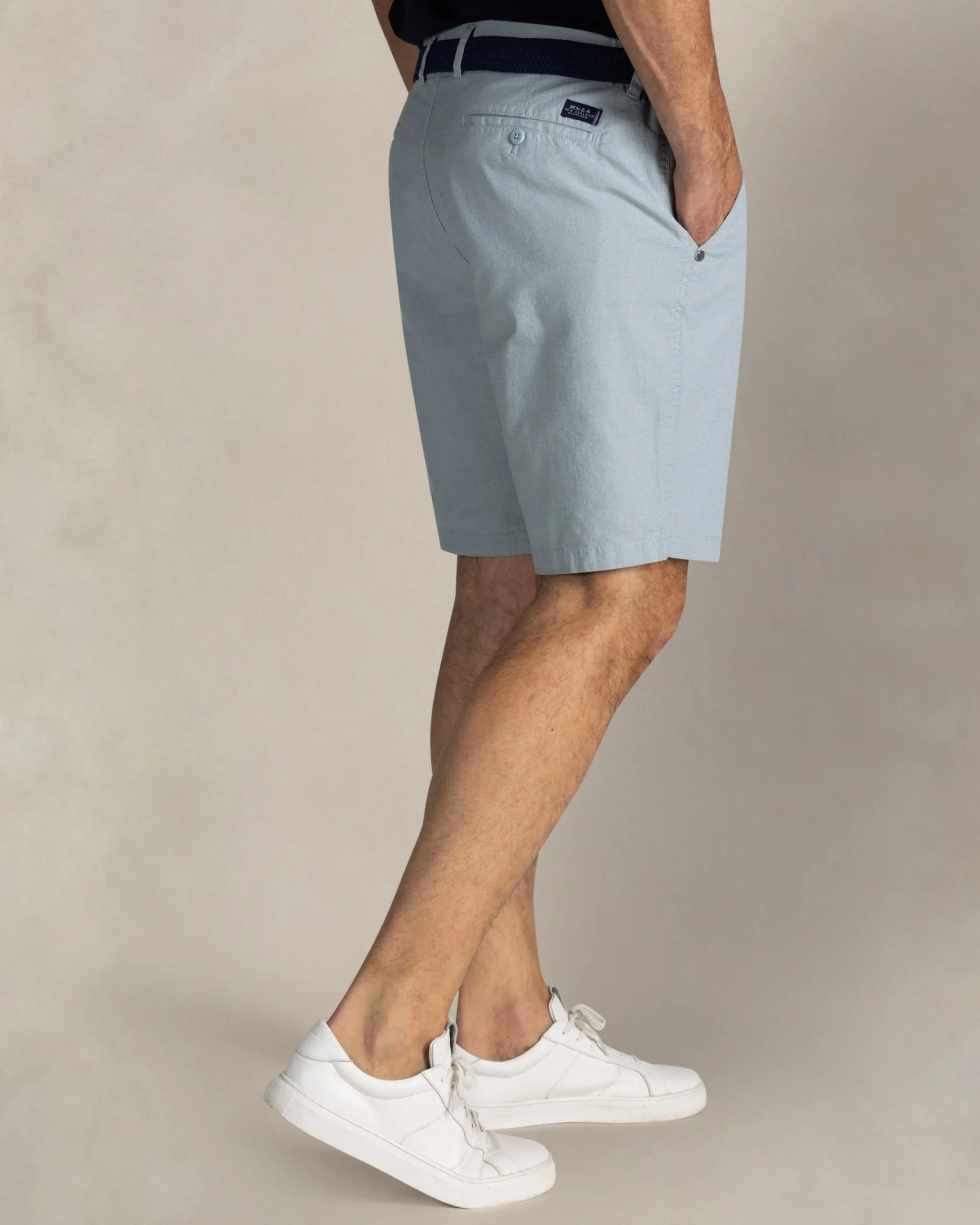 NZA New Zealand Auckland Lichtgroene katoenen chino stretch short