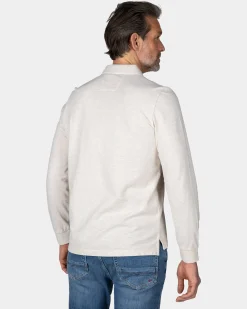 NZA New Zealand Auckland Longsleeve katoenen beige polo
