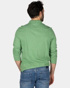 NZA New Zealand Auckland Longsleeve katoenen groene polo