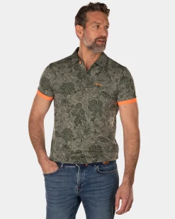 NZA New Zealand Auckland Lyocell bloemenprint polo -