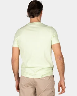 NZA New Zealand Auckland Mintgroen effen t-shirt van organisch katoen