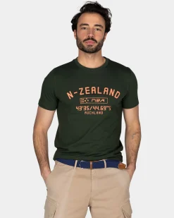 NZA New Zealand Auckland Mosgroen t-shirt