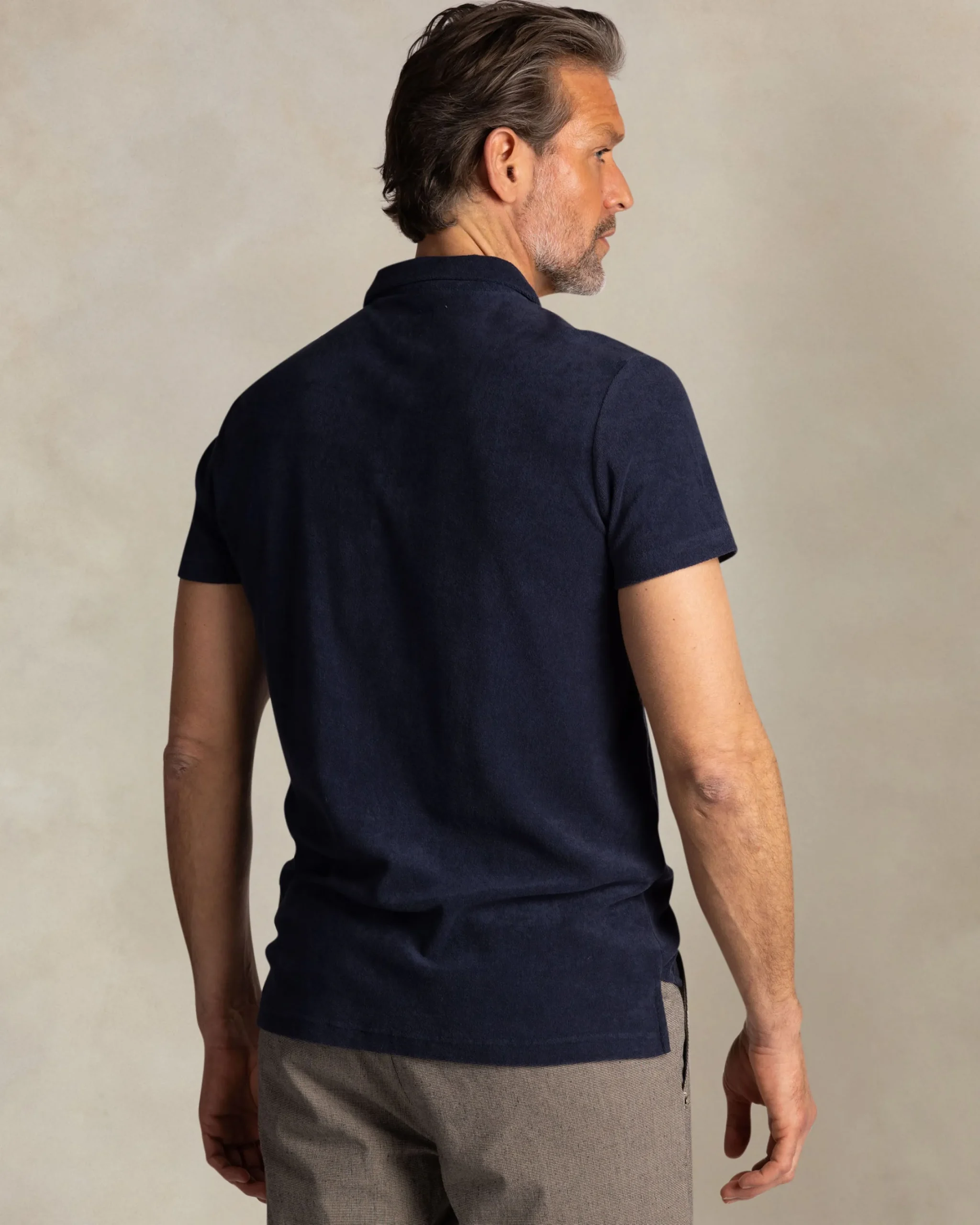 NZA New Zealand Auckland Navy badstof polo