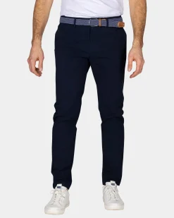 NZA New Zealand Auckland Navy chino met stretch