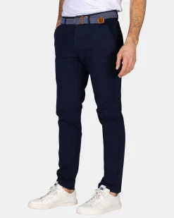 NZA New Zealand Auckland Navy chino met stretch