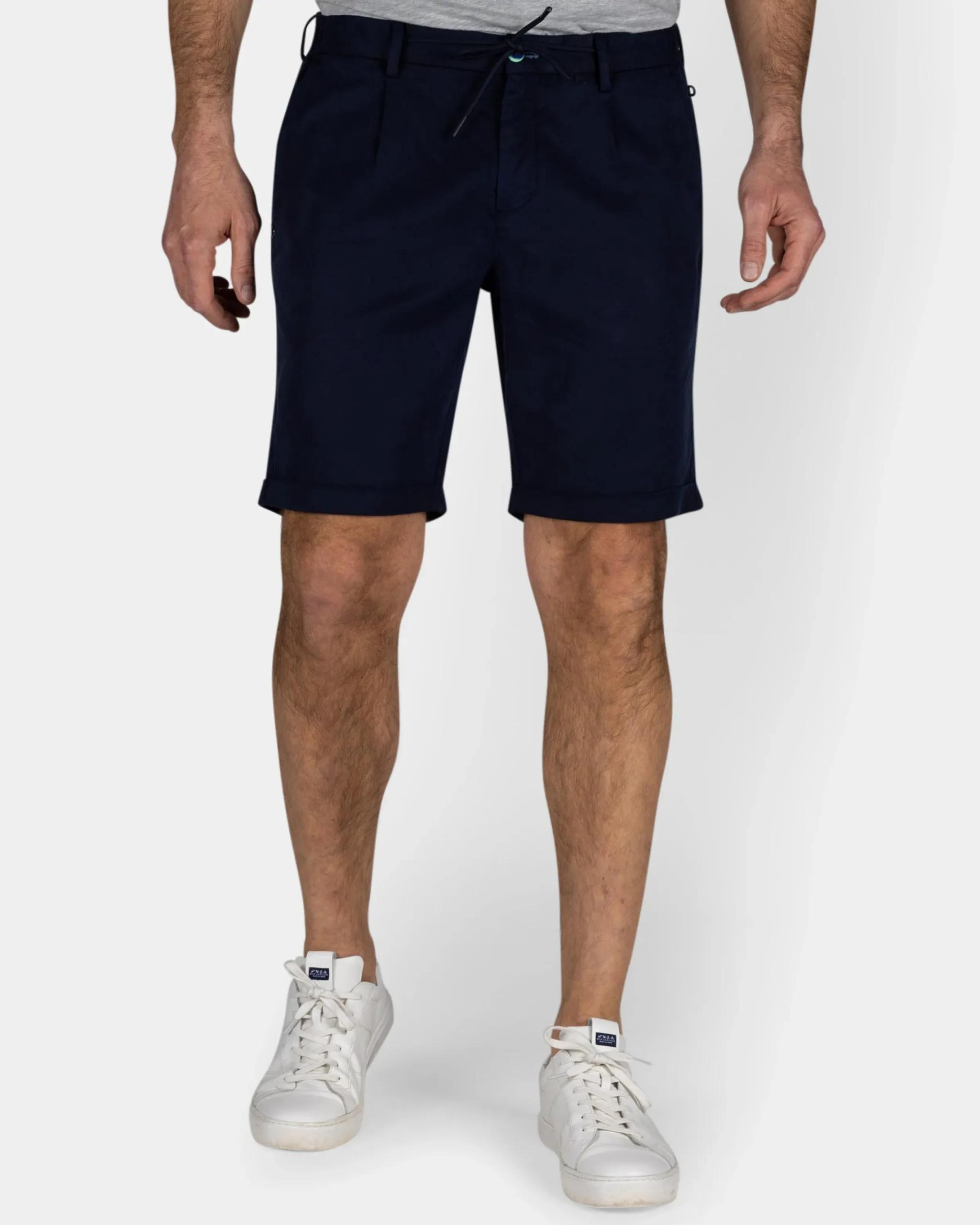 NZA New Zealand Auckland Navy chino short met stretch