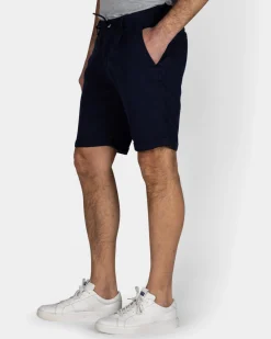 NZA New Zealand Auckland Navy chino short met stretch