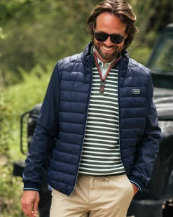 NZA New Zealand Auckland Navy gewatteerd jack