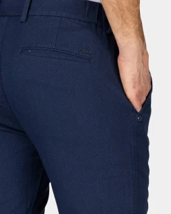 NZA New Zealand Auckland Navy katoenen chino met stretch