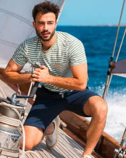 NZA New Zealand Auckland Navy katoenen shorts