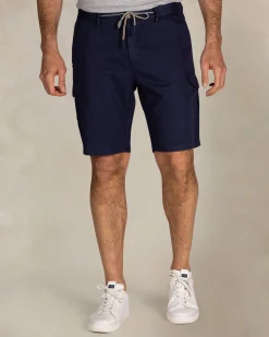 NZA New Zealand Auckland Navy linnen cargo shorts