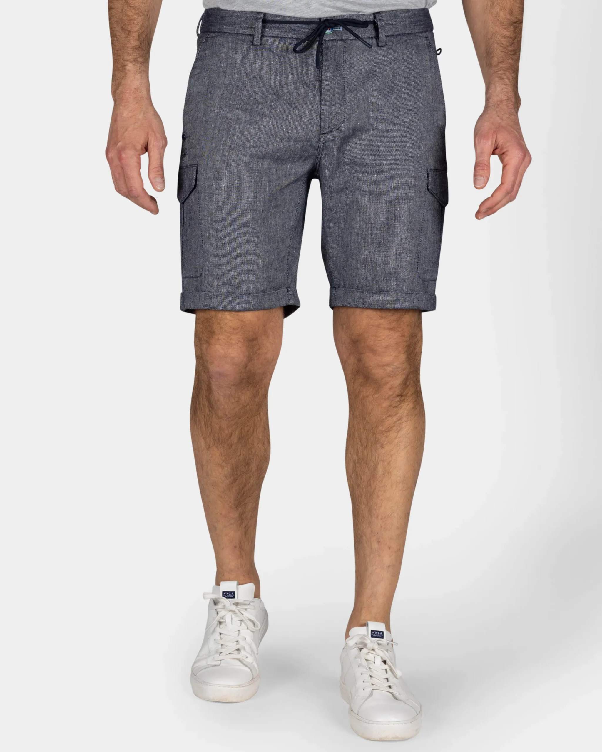 NZA New Zealand Auckland Navy linnen chino short