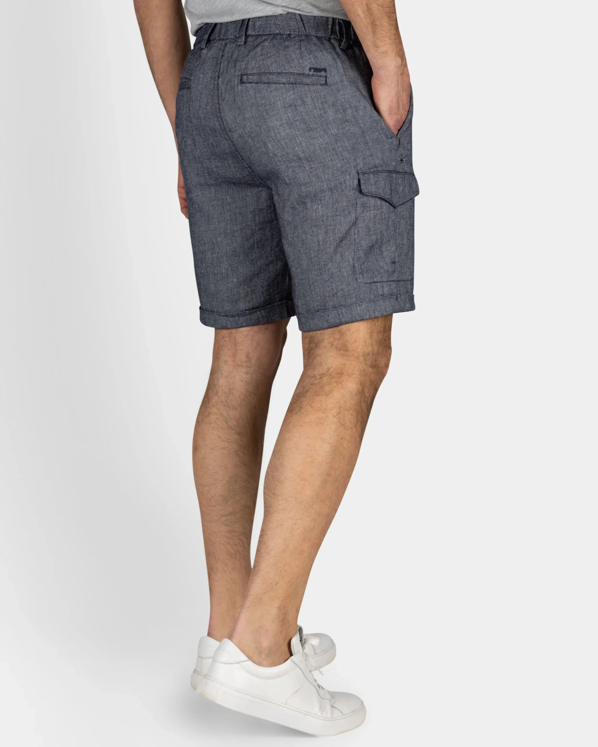 NZA New Zealand Auckland Navy linnen chino short