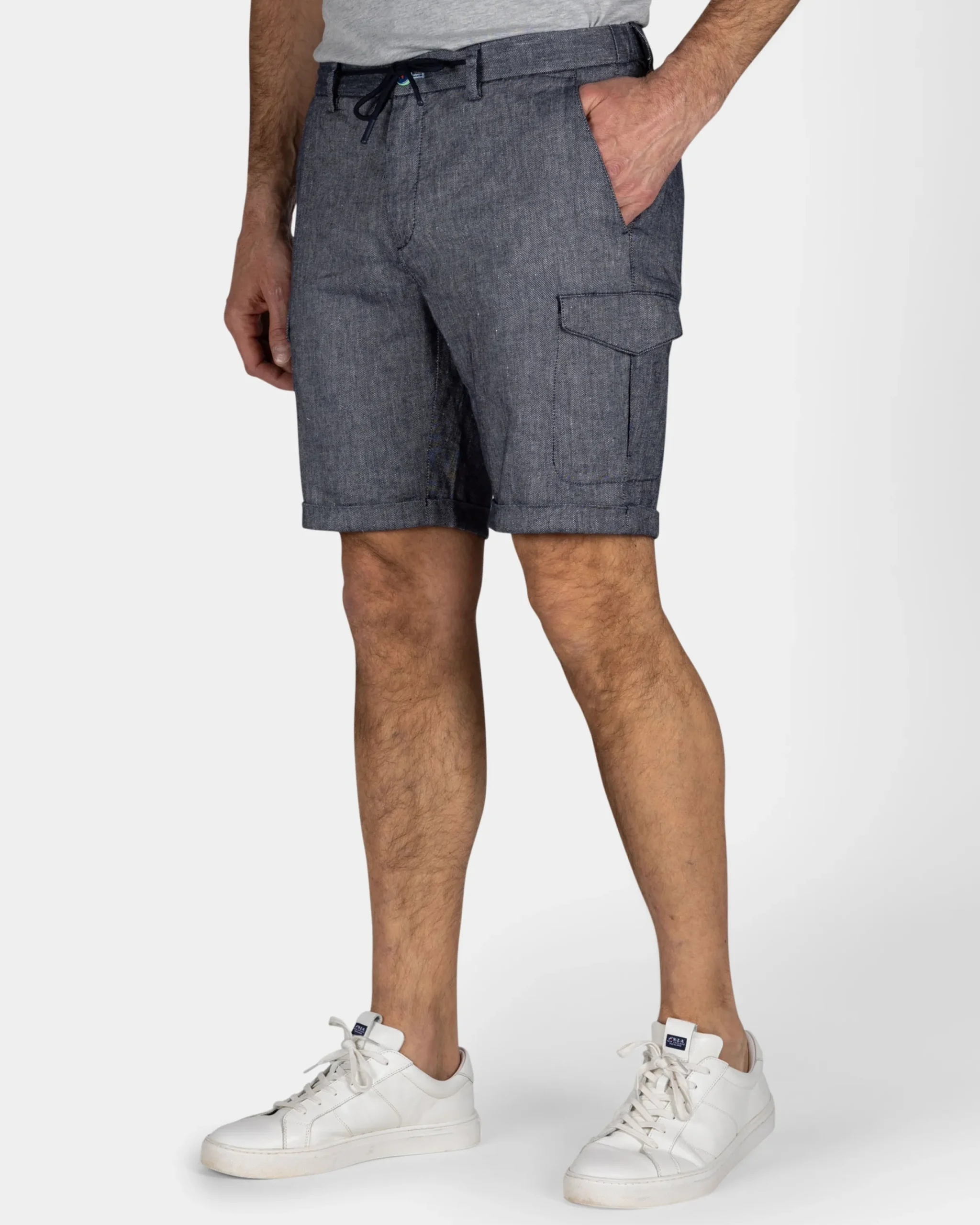 NZA New Zealand Auckland Navy linnen chino short