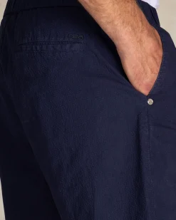 NZA New Zealand Auckland Navy stretch chino shorts